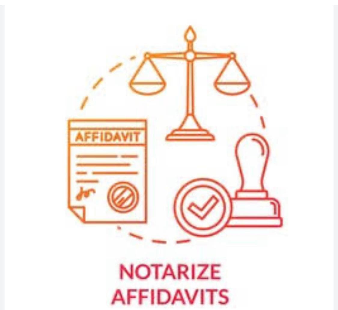 Notary/ Affidavit Services